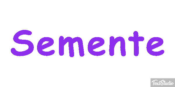 Semente Efeito do texto