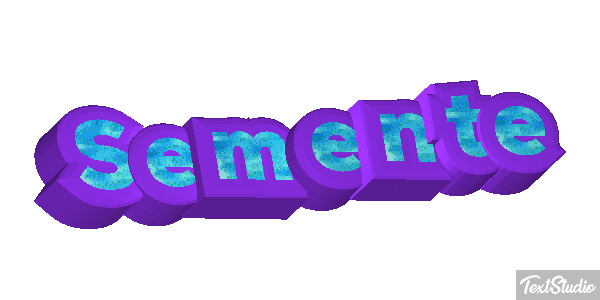 Semente Efeito do texto