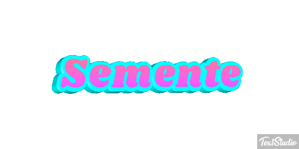 Semente Efeito do texto