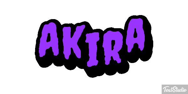 Akira Effet de texte