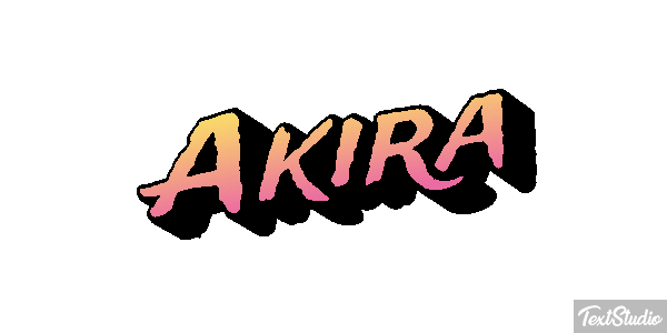 Akira Effet de texte