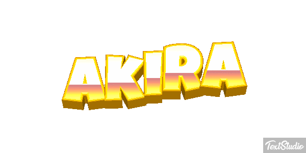 Akira Effet de texte