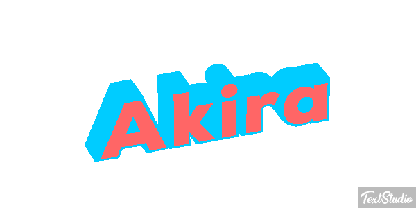Akira Effet de texte