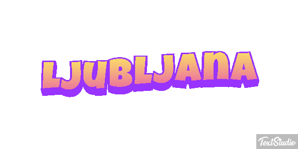 Ljubljana Effetto testo