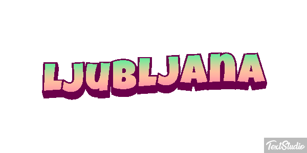 Ljubljana Effetto testo