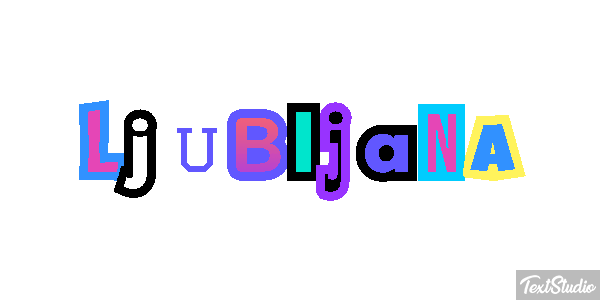 Ljubljana Effetto testo