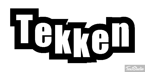 Tekken Efeito do texto