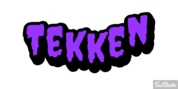 Tekken Efeito do texto