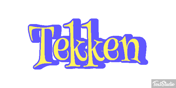 Tekken Efeito do texto