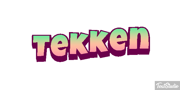 Tekken Efeito do texto