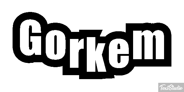 Görkem Efeito do texto