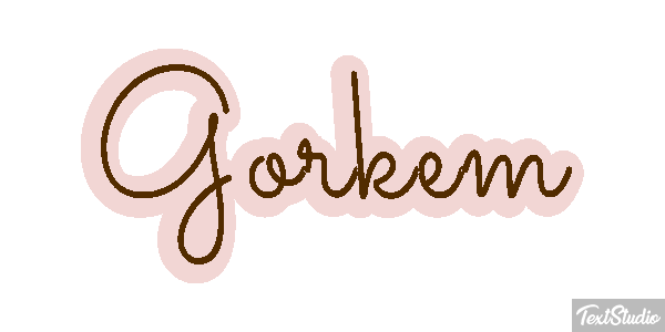 Görkem Efeito do texto