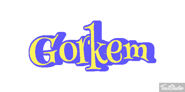 Görkem Efeito do texto