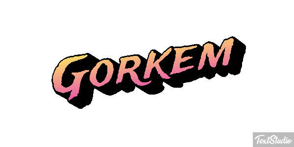 Görkem Efeito do texto