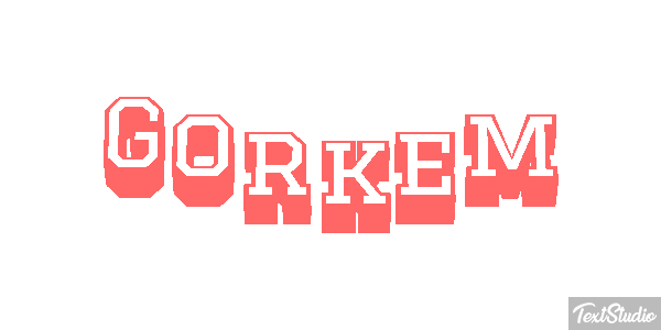 Görkem Efeito do texto