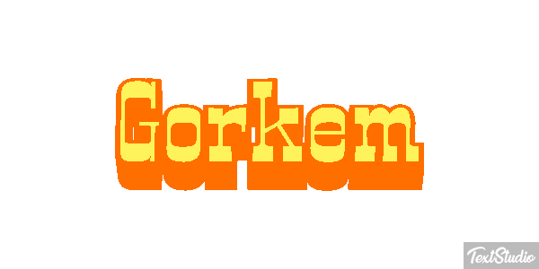 Görkem Efeito do texto