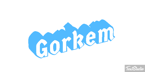Görkem Efeito do texto