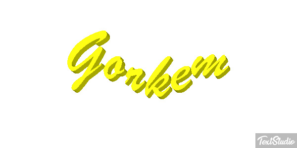 Görkem Efeito do texto