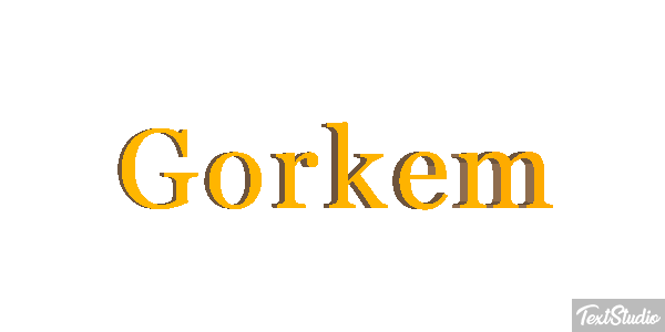 Görkem Efeito do texto