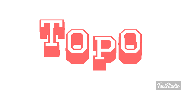 Topo Efecto de texto