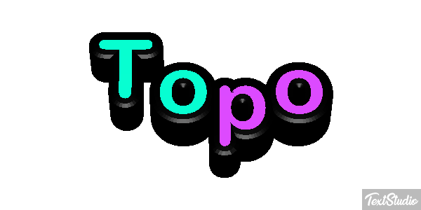 Topo Efecto de texto
