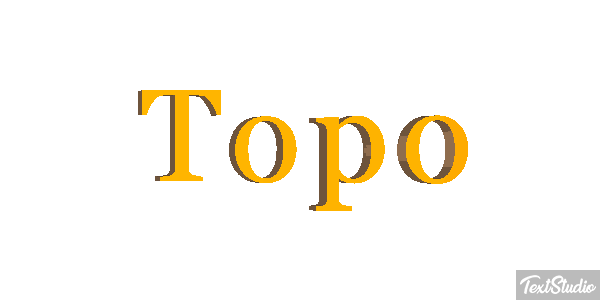 Topo Efecto de texto