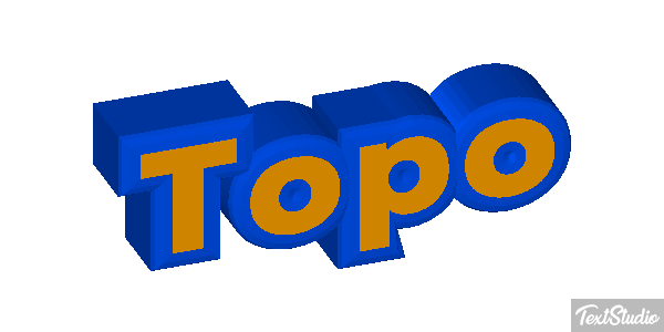 Topo Efecto de texto