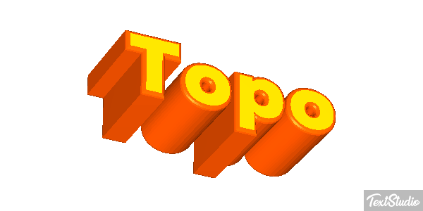 Topo Efecto de texto