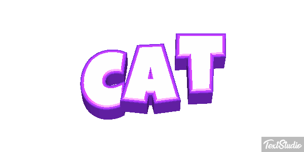 Cat Tekst effect