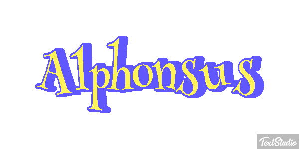 Alphonsus テキスト効果