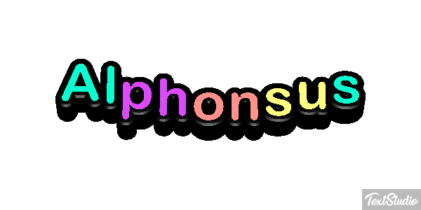 Alphonsus テキスト効果