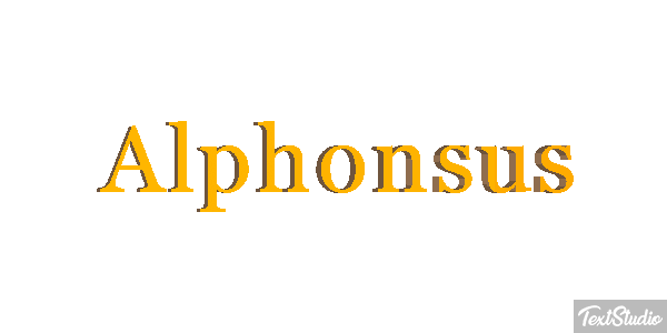 Alphonsus テキスト効果