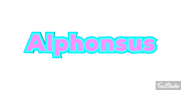 Alphonsus テキスト効果