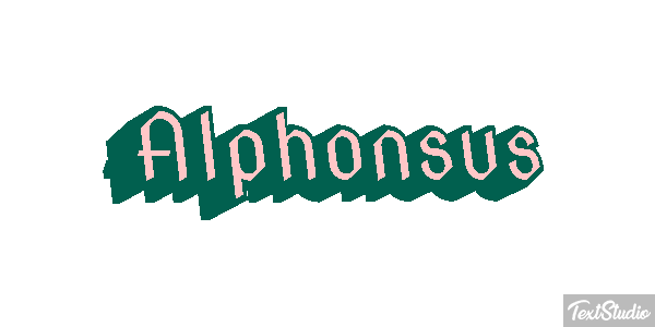 Alphonsus テキスト効果