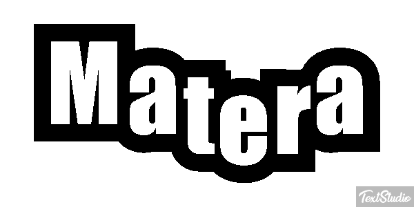 Matera Texteffekt