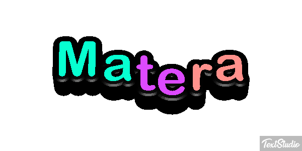 Matera Texteffekt