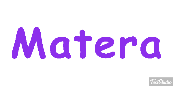 Matera Texteffekt