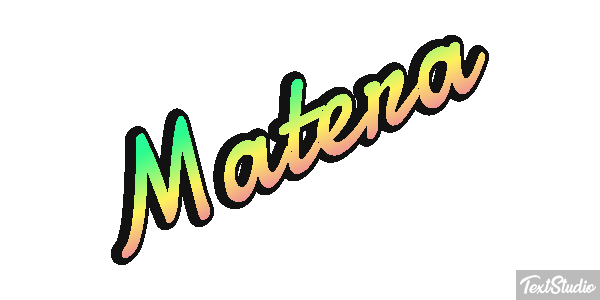 Matera Texteffekt