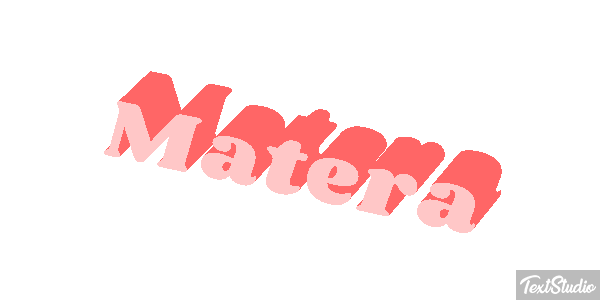 Matera Texteffekt