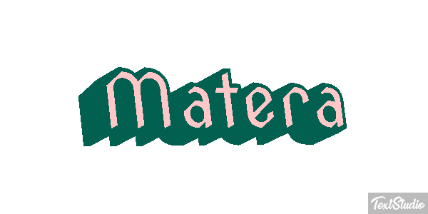 Matera Texteffekt