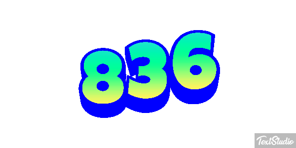 836 Efecto de texto