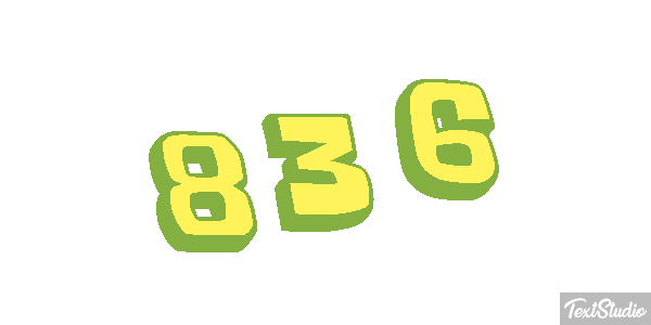 836 Efecto de texto