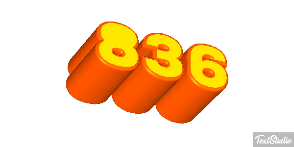 836 Efecto de texto