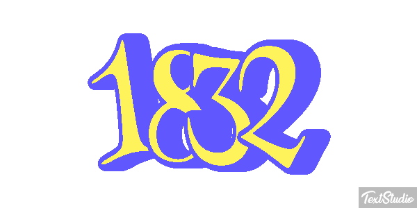 1832 Efecto de texto