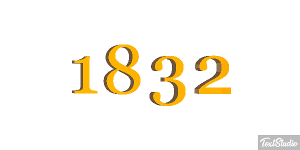 1832 Efecto de texto
