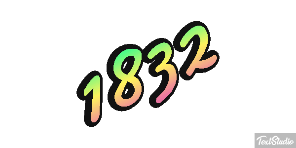 1832 Efecto de texto