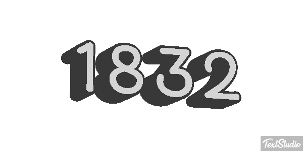 1832 Efecto de texto