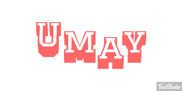 Umay Efecto de texto