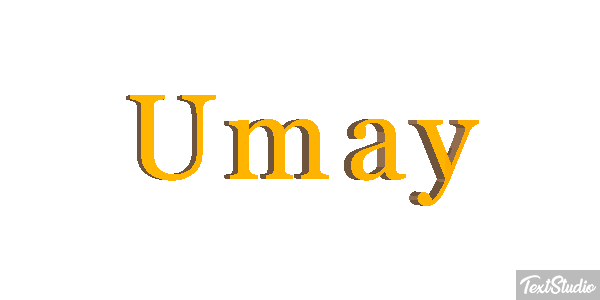 Umay Efecto de texto
