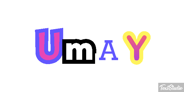 Umay Efecto de texto